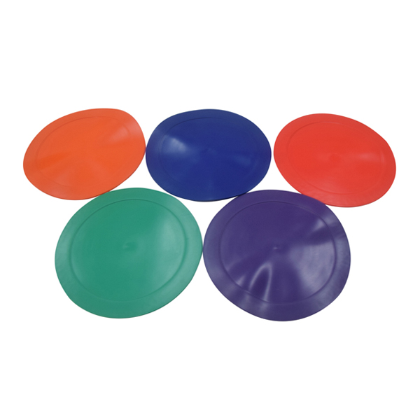 Multi-Texture Agility Spot Markers | Flat, Grippy & Sensory Discs for PE, Sports & Classroom