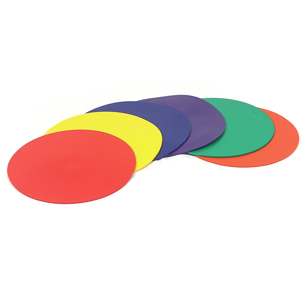 Multi-Texture Agility Spot Markers | Flat, Grippy & Sensory Discs for PE, Sports & Classroom