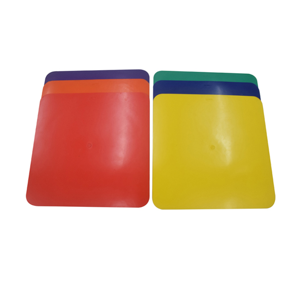 9" & 14" Flat Square Training Markers | Multi-Size Sports Floor Mats | Color-Coded Square Agility Markers