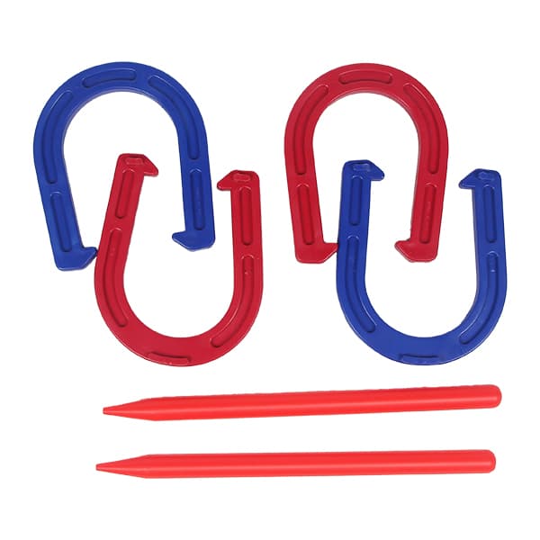 Indoor Mixed Horseshoe Game Set – Safe Plastic Horseshoes & Ring Toss for Kids and Family