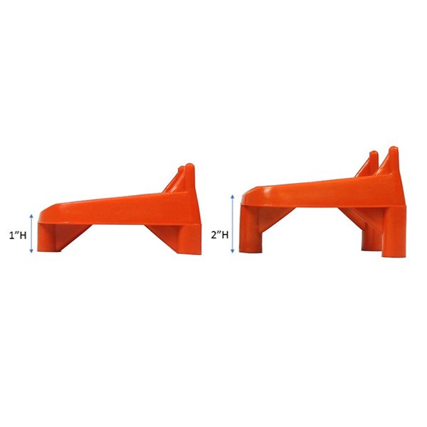 Orange Multi-Sport Kicking Tee Set | Durable Soccer Ball Stands for Training & Display | All-Size Football Kicking Holders