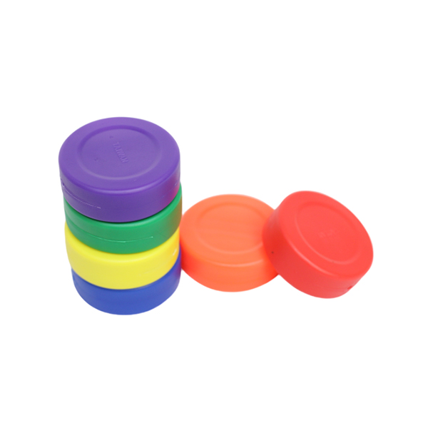 Multi-Color PE Plastic Training Pucks (7cm) - Set of 6 | Durable Flat Agility Discs & Floor Hockey Pucks for Sports Drills and Kids' Games